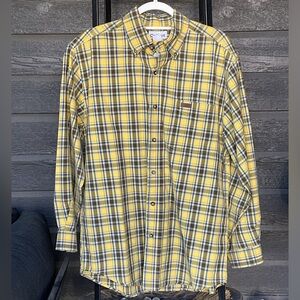 Carhartt Plaid Lon Sleeve Button Down Shirt M